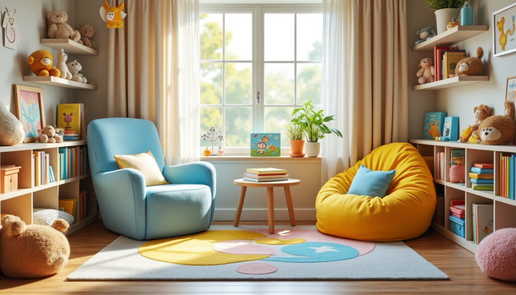 découvrez comment aménager un coin lecture enfant confortable et ludique à la maison pour stimuler leur amour des livres tout en créant un espace cosy et coloré.