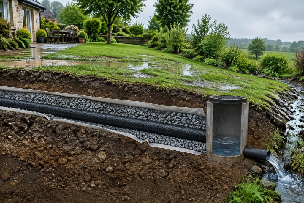 découvrez comment drainer efficacement un terrain gorgé d’eau grâce à des solutions durables pour évacuer l’humidité et protéger votre jardin.